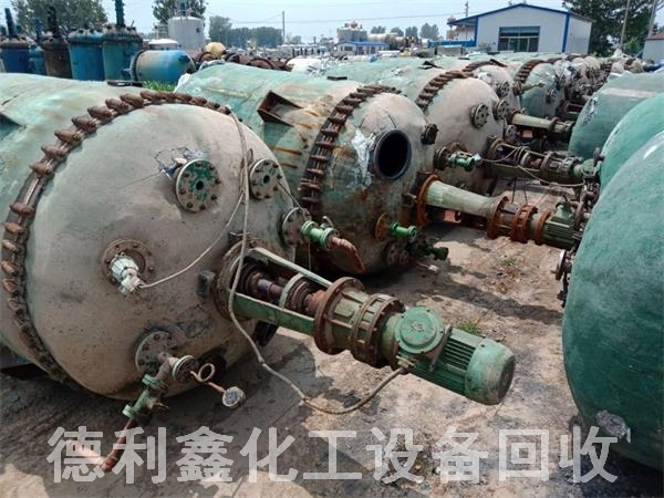 專業(yè)化工廠設備回收，不銹鋼反應釜回收